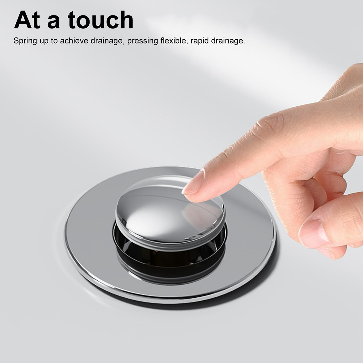 Drain Stopper for Bathroom Sink Hair Trap Universal Anti-Clog Filter Catcher Kitchen Bathroom Supplies