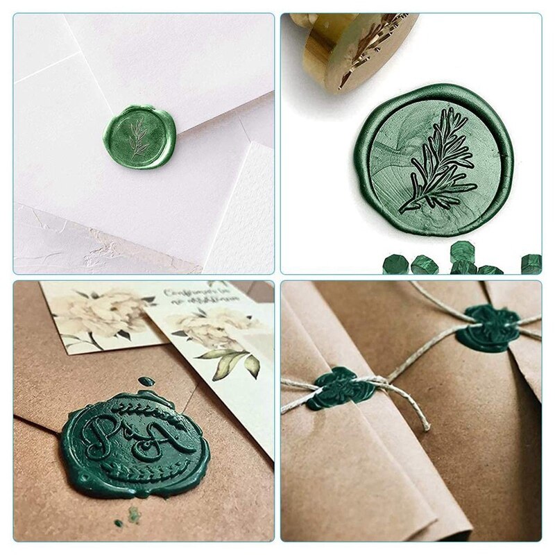 Zegellak Kralen, 200 Stuks Wax Seal Kralen, wax Seal Kit Groene Lakzegel Voor Wax Stempel Afdichting En Brief