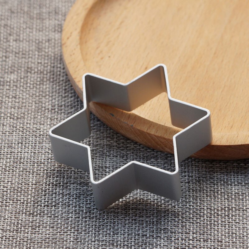 Kekse Formen Für Erstellen Blume Pentagramm Stern Quadrat Herz bilden Plätzchenbacken Werkzeuge Backformen: Hexagramm