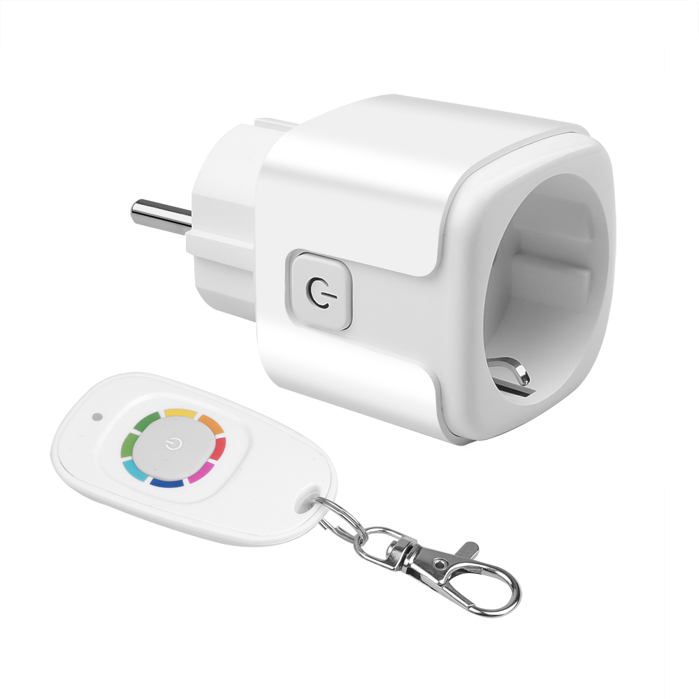 2022 433Mhz Wireless RF Remote Control Home Office Smart WiFi Power Timer Socket Outlet EU Plug Energy Saving