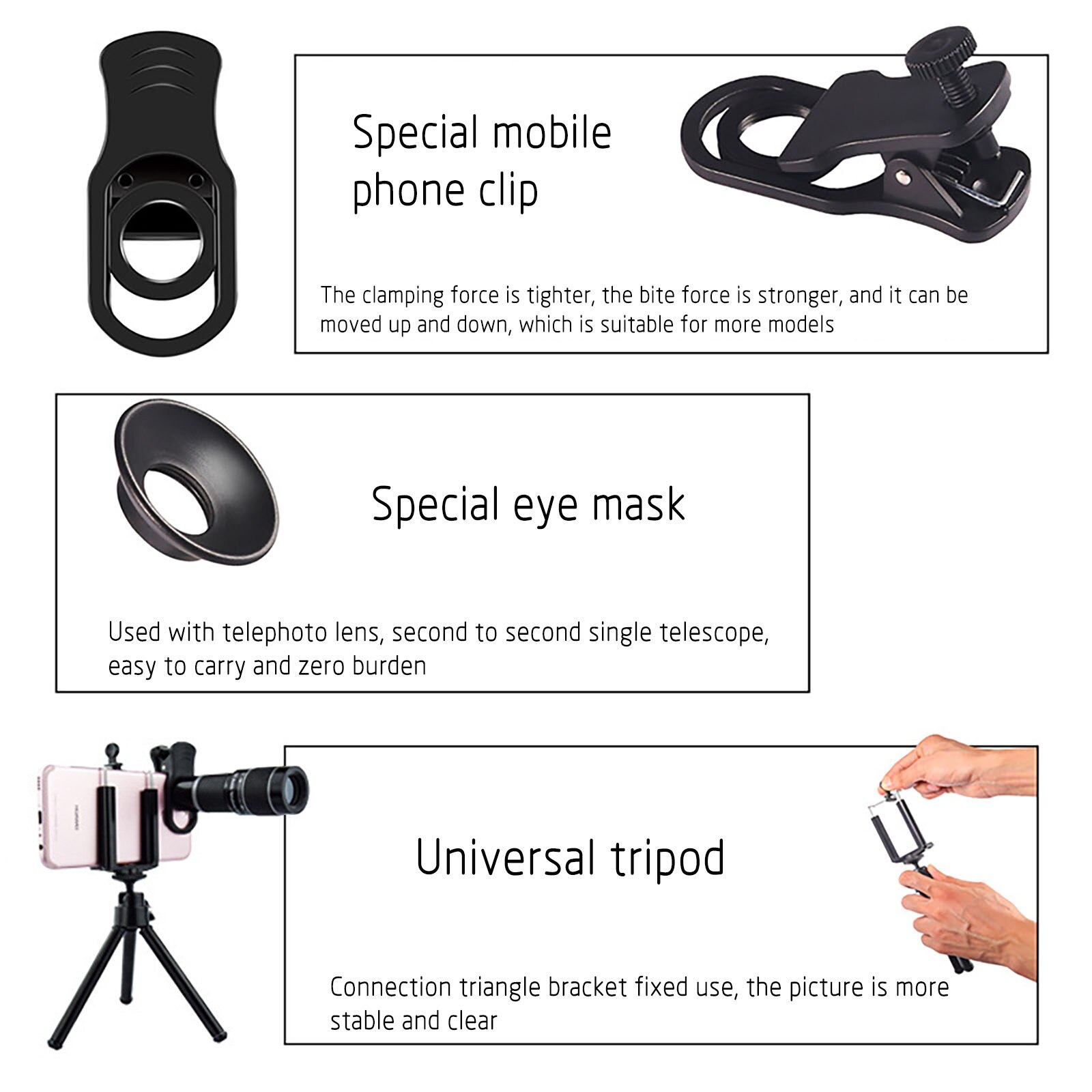 High Magnification Ultra-Clear Monocular Outdoor Telescope Telephoto Zoom Monocular Telescope Portable Monocular Telescope