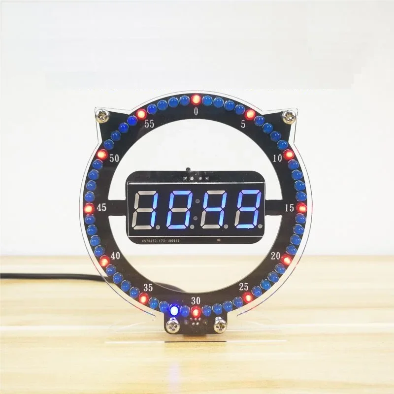 LED Fun Wecker DIY Elektronisches Lötset Digitales LED-Anzeigemodul ohne Autos