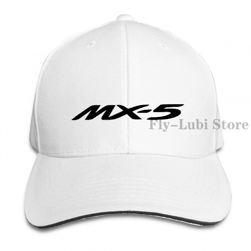 Mazda Mx 5 Baseball cap men women Trucker Hats adjustable cap: 1-White