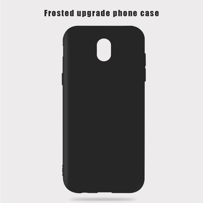 Schwarz Matte Telefon Fall Für Samsung Galaxy J3 J5 J7 A3 A5 A7 A8 Plus A6 J4 J3 j5 J7 A3 A5 A7 A9 Star Lite