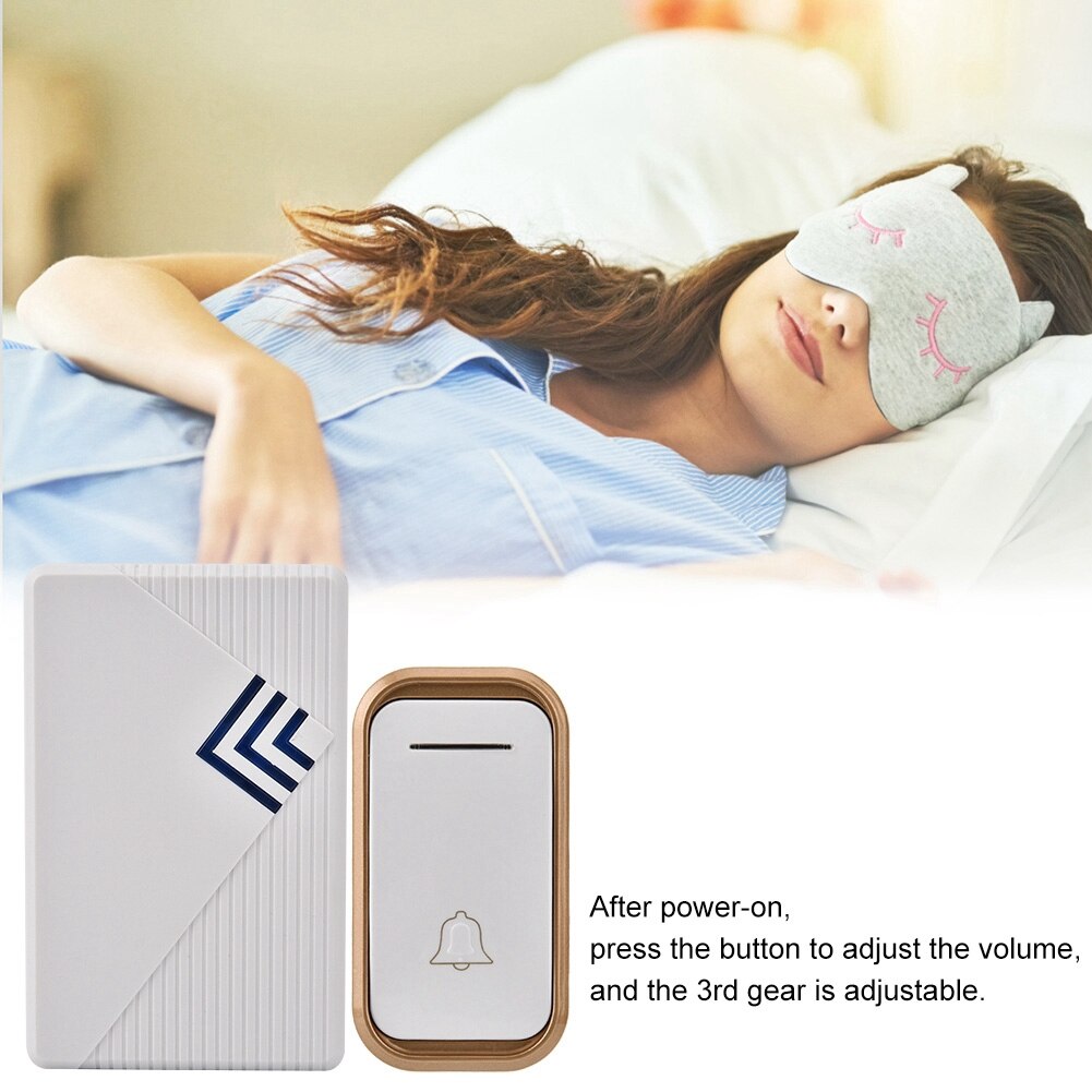 Home Wireless Doorbell Battery-Operated Smart Doorbell Waterproof Security Doorbells With Transmitter And Receiver