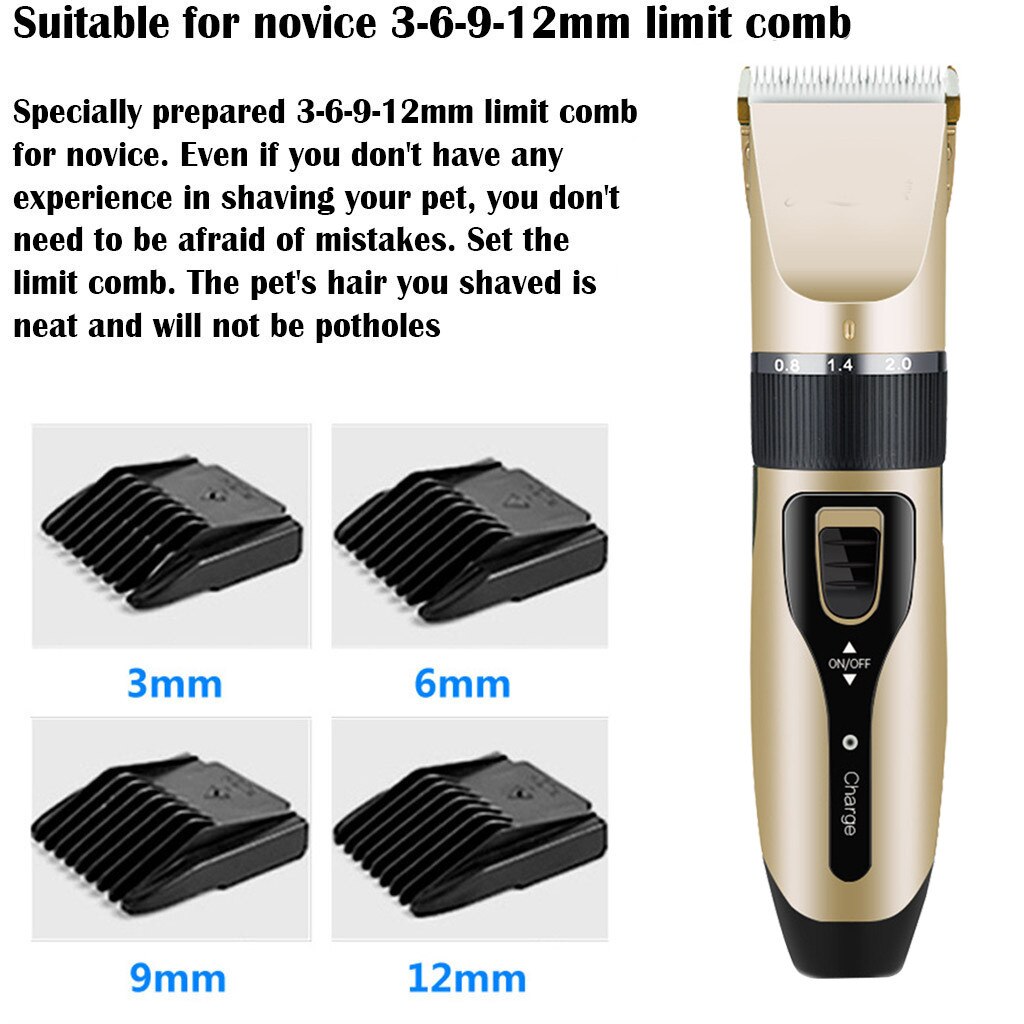 Profissional à prova dcordless água máquina de cortar cabelo elétrico sem fio grooming cabelo casa máquina de corte de cabelo recarregável portátil