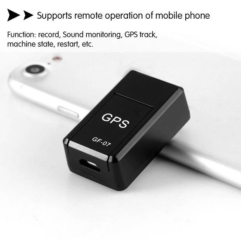 GF07 GPRS-Mini localizador de GPS para coche GSM para niños mayores, rastreador Anti pérdida, Control de voz