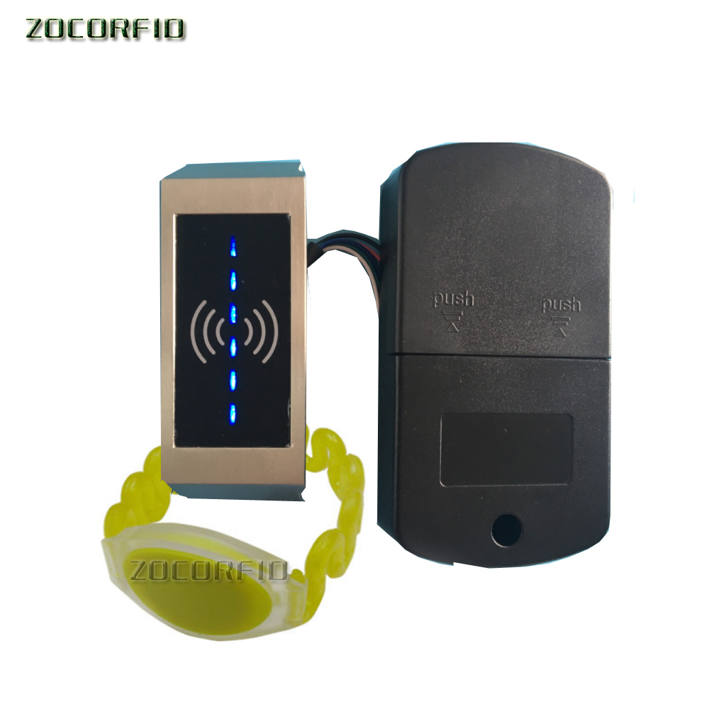 RFID Lock stainless steel Electronic Cabinet Drawer Locks with master key card for Sauna/Swimming/Gym/Fitness