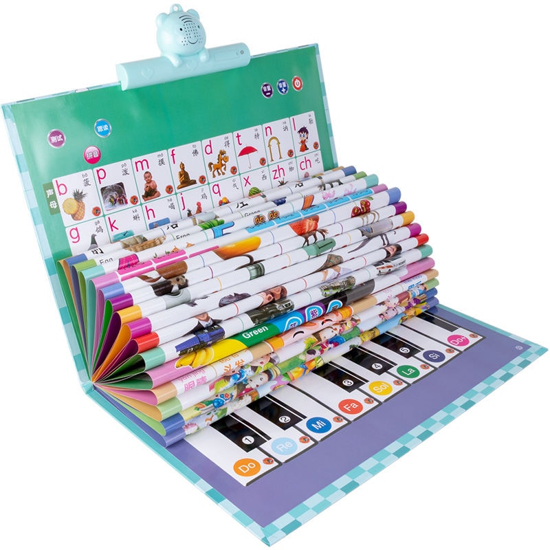 Kinderen Intelligentie Vroege Onderwijs Machine Verhalenboek Puzzel Leren Punt Lezen Machine Learning Chinese En Engels