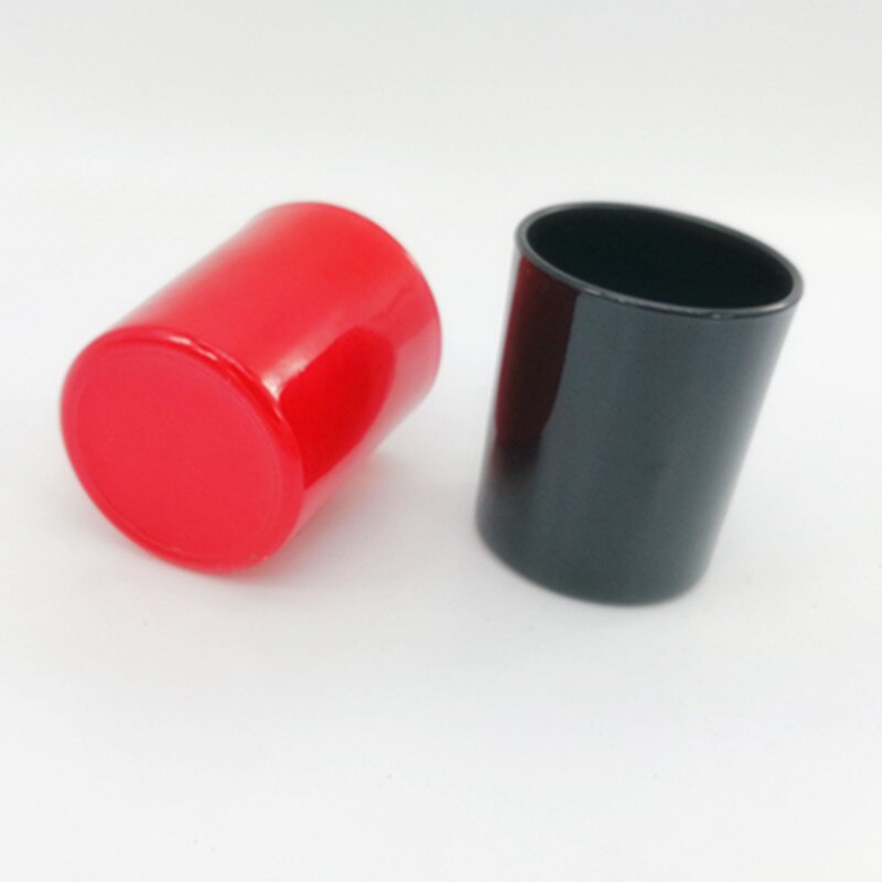 Candle Jat Cup Red Black Piano Roast Paint Bright Flower Candle DIY Colour Wax Toughened Glass Candle Holder