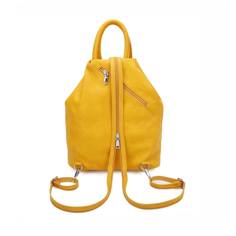 Giovanna Milano Mochila grande antirobo Bolso escolar unisex convertible en un bolso bandolera y bolsos de pecho espaciosos con bolsillos y cremallera para oficina verano viajar de famosa colores T11062