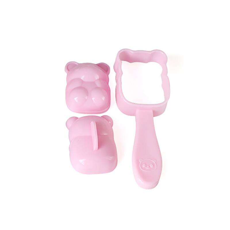 1 Set Cute Panda Sushi Rice Mold Decor Cutter Sandwich DIY Tool Japanese Rice Ball Christmas Tree Halloween Pumpkin Molds
