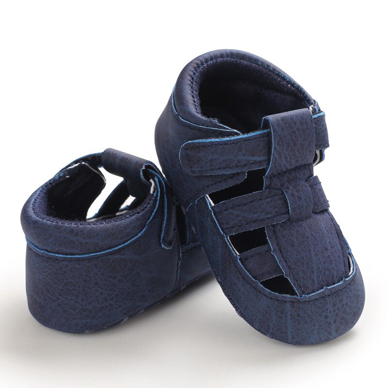 Sommer baby drenge piger hule sandaler blød sål spædbarn krybbe sko baby mokasiner sandaler sko pu læder børn sandaler sko