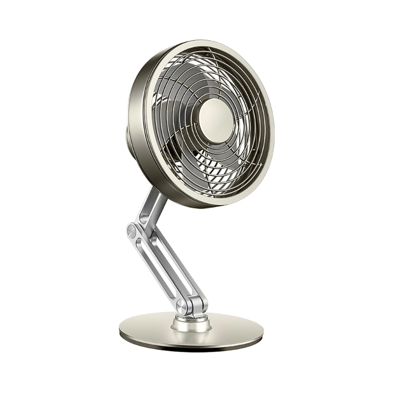 USB Desk Fan 5V Aluminum Cooling Fan 6Speed 360 Adjustable Cooling Fan