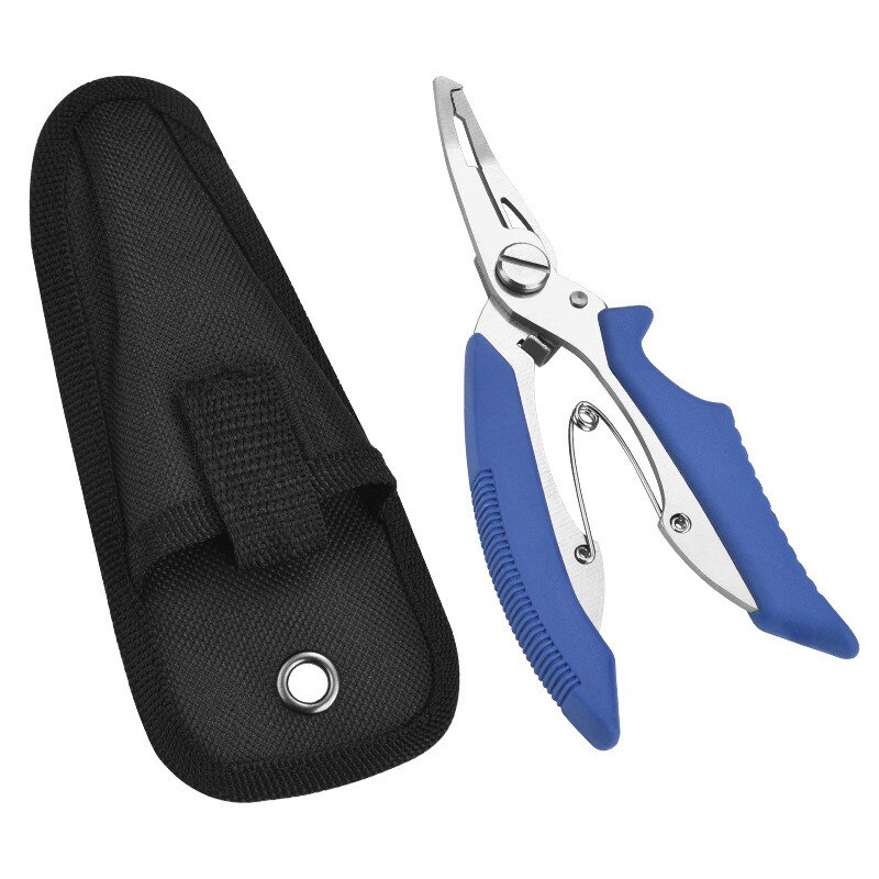 MNFT Fishing Plier Scissor Braid Line Lure Cutter Hook Remover etc. Tackle Tool Cutting Fish Use Tongs Multifunction Scissors: 3-1
