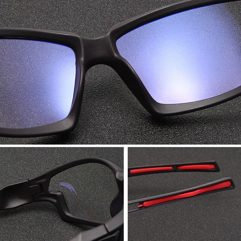 Sport Optical Glasses Frame Men Male Prescription Eyeglasses Frame Myopia Spectacles Frame Clear Anti Blue Ray Eyewear