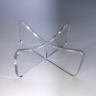 Transparant Acryl Bal Stand Display Houder Rack Draagvlak Voor Voetbal Volleybal Basketbal Voetbal Rugby Sport Bal: 12.5cm