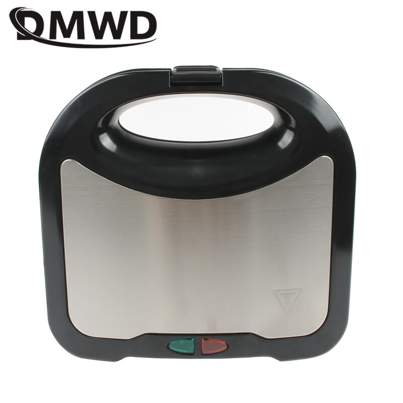 DMWD Elektrische Sandwich Hersteller Mini Grillen Panini Backen Platten Toaster Multifunktions nicht-Stock Ei waffel Frühstück Maschine EU