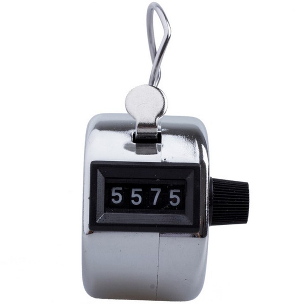 4 Digit Mini Sport Handheld Clicker With Metal Lap Number Portable Accurate Manual Tally Counter