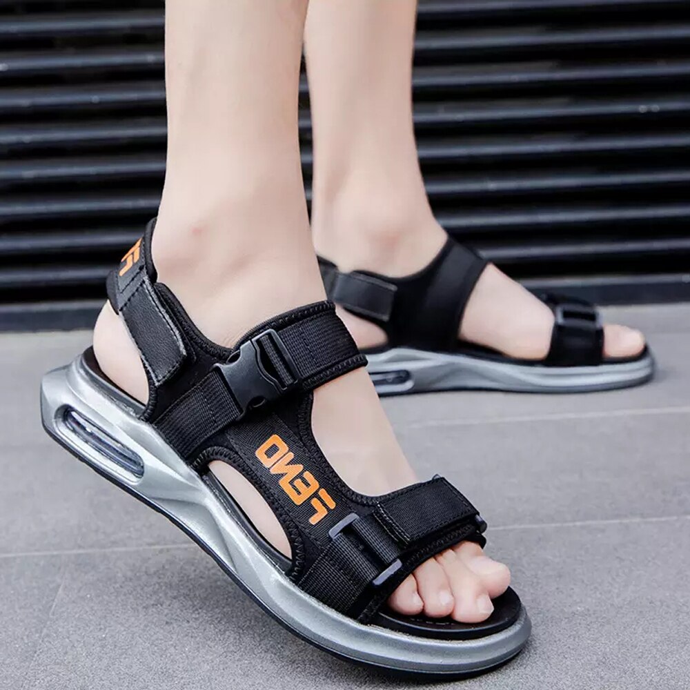 Männer Sandalen Luftpolster Sandalen Elastische Weiche Anti Unterhose Sohle Sandalen Strand Komfortable Wanderschuhe Für Männer