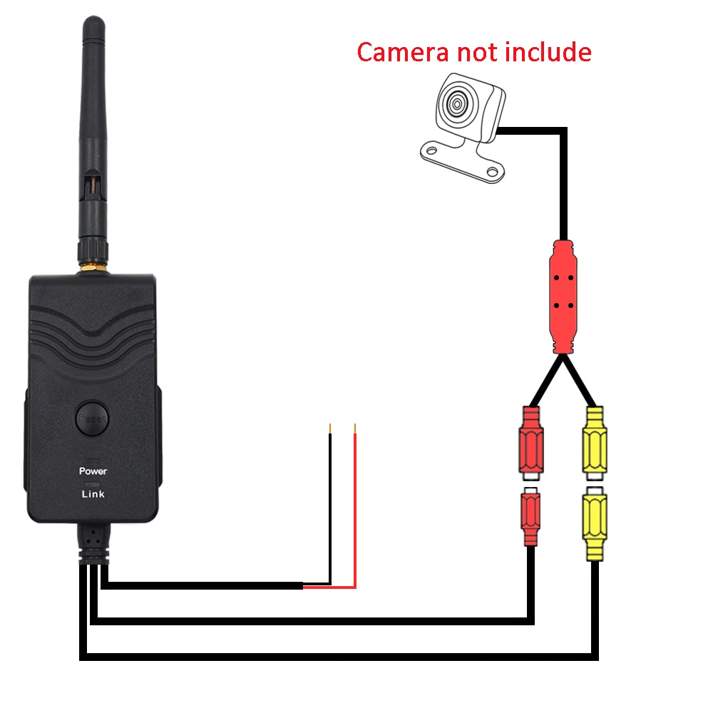 ! WIFI Transmitter for Wireless Car Rear View Reverse Camera for iPhone and Android Mobile Phone
