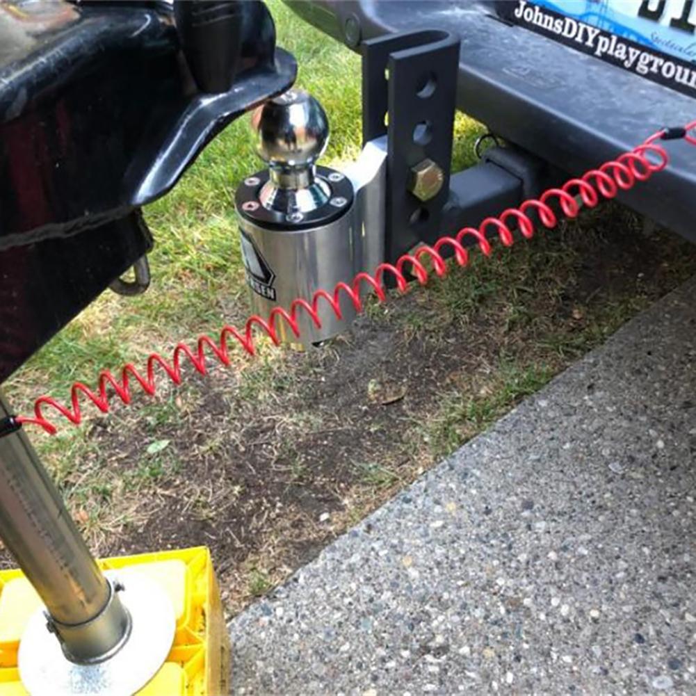 Zip Trailer Coiled Trailer Breakaway Cable Trailer Zip Coiled Breakaway Cable For Caravan Trailer (with 10*100mm Safety Buckle)