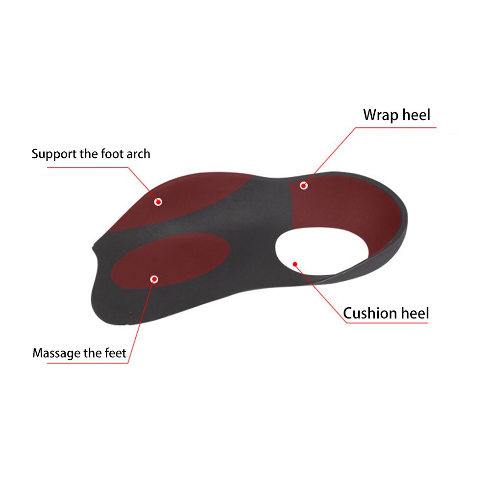 1Pair Flat Foot Orthopedic Insole Plantar Fascia Arch Support Collapse Orthosis Foot protection Outdoor Tool