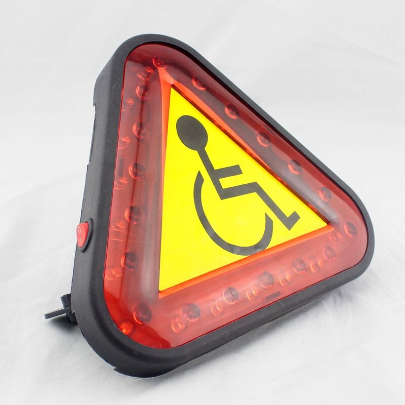 Power wheelchair caution light mobility scooter warning light caution light for mobility scooters