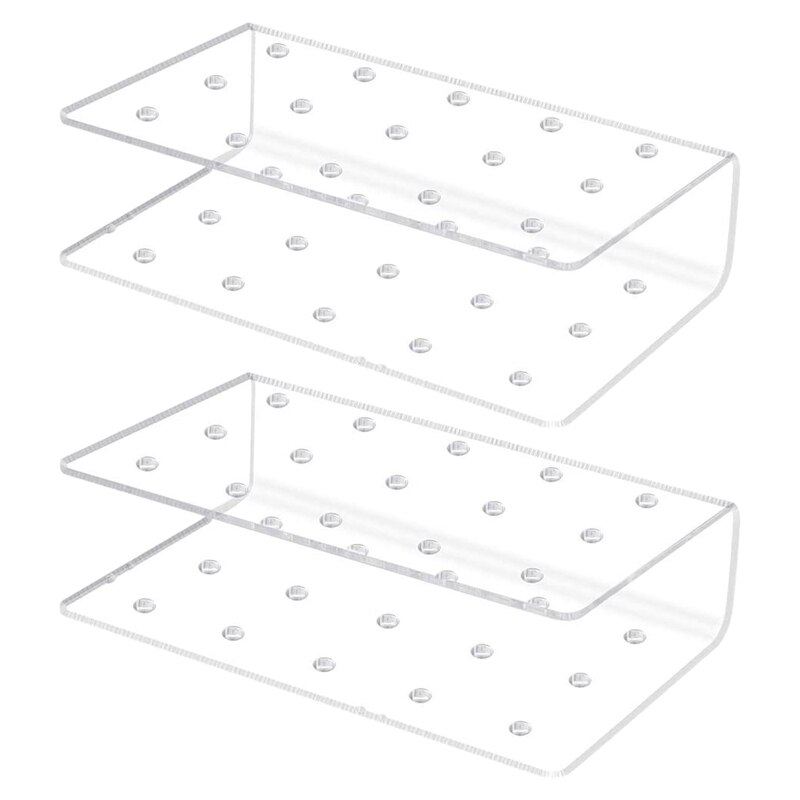 2 Pcs of 15-Hole Acrylic Transparent Lollipop Display Stand for Wedding and Birthday Parties: Default Title