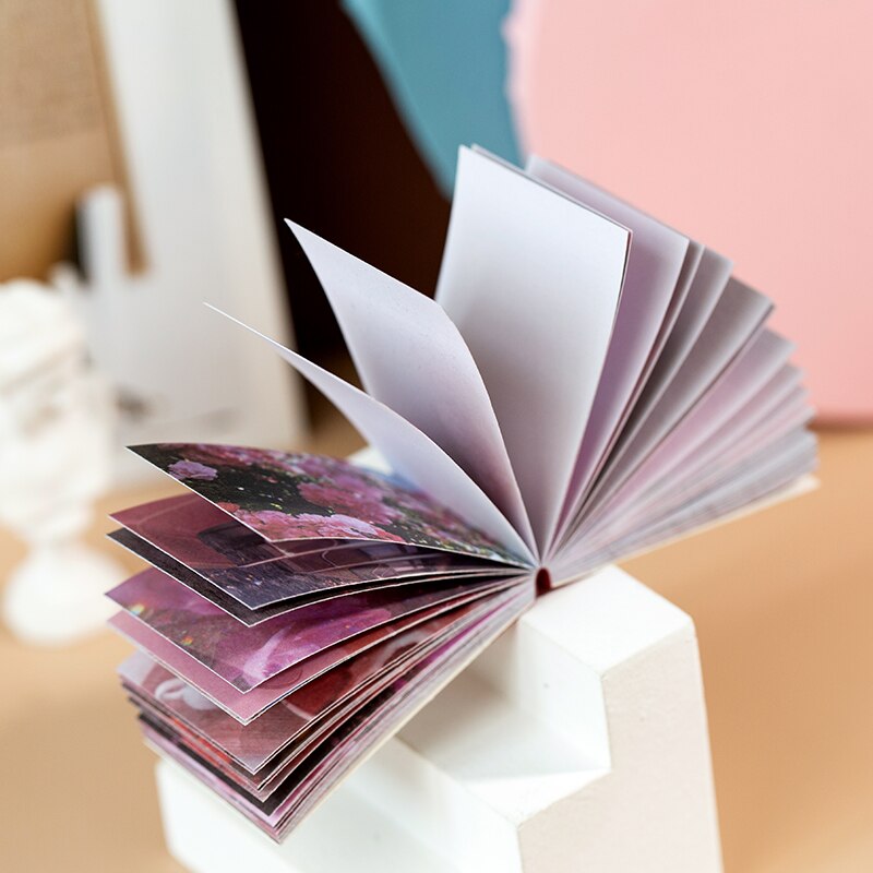 50 stk./sæt vintage ins bullet journal forgyldning washi papir memo blok sticky notes memo notesblok skole kontorartikler papirvarer