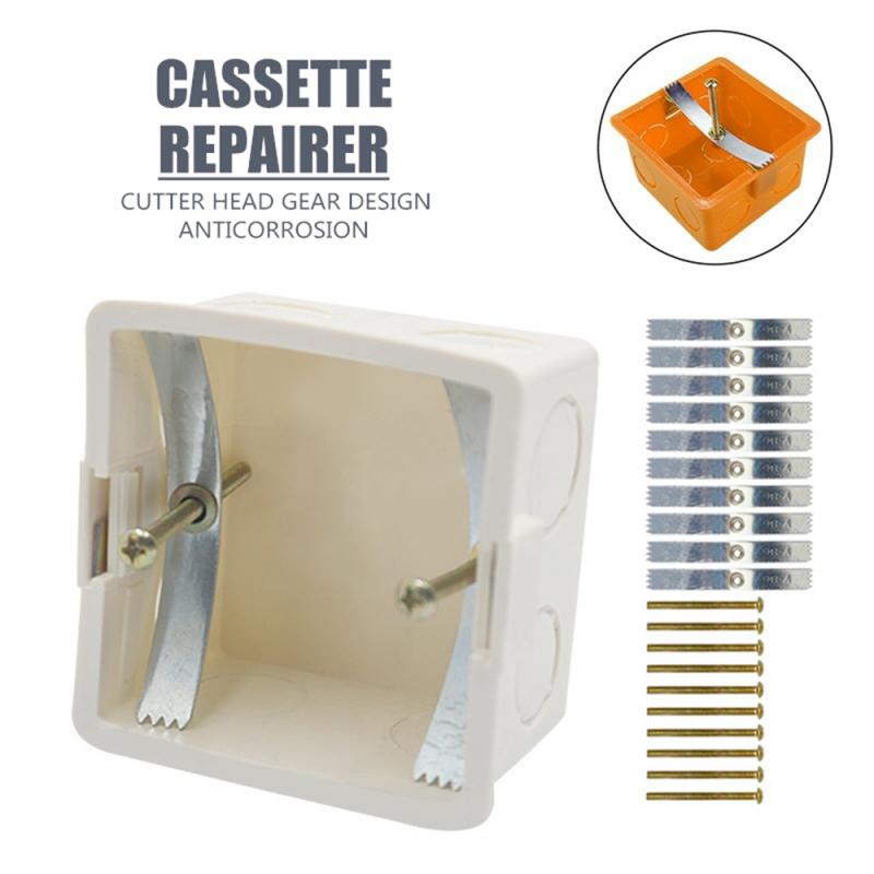 10PC 86Type Dark Box Repair Screw Manganese Ssteel Replace Old Junction Box Fixed Wall Switch Socket Mount Cassette Repair