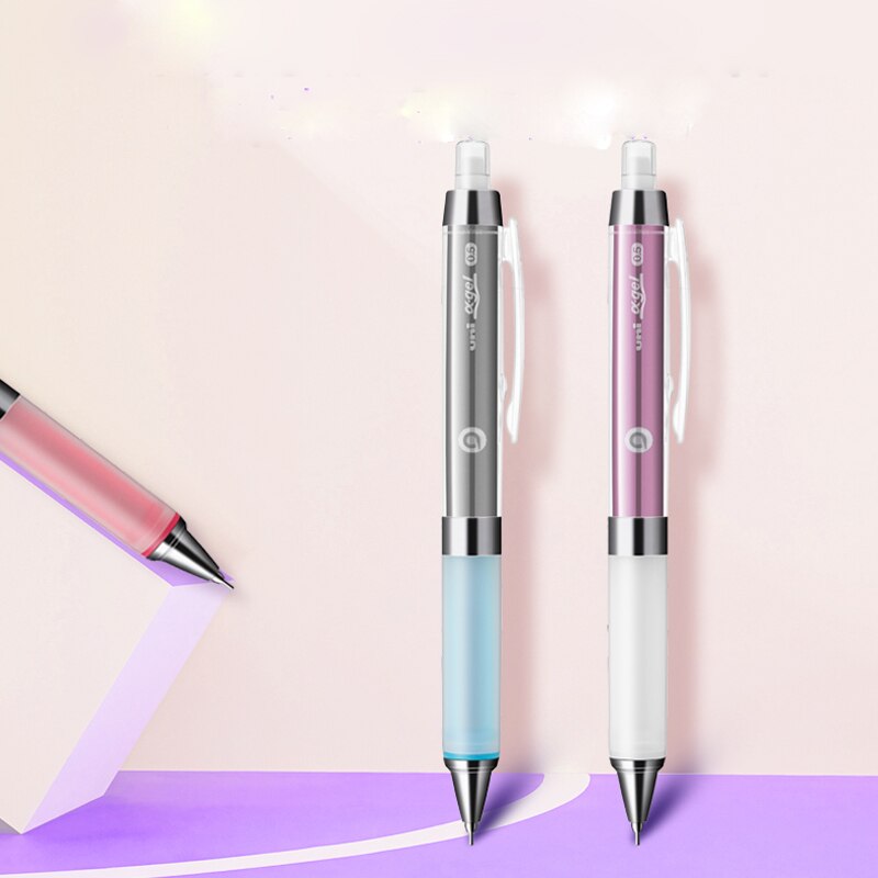 Uni Kuru Toga Mechanical Pencil Alpha Gel Easy Grip Automatic Rotation Refill 0.5mm M5-858GG School Student Office application