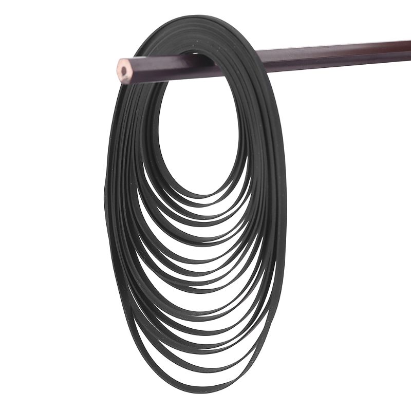 4mm szeroki płaski taśma magnetofonowa pas maszynowy różne wspólne paski do rejestratora Walkman Repeater napęd DVD pasek gumowy