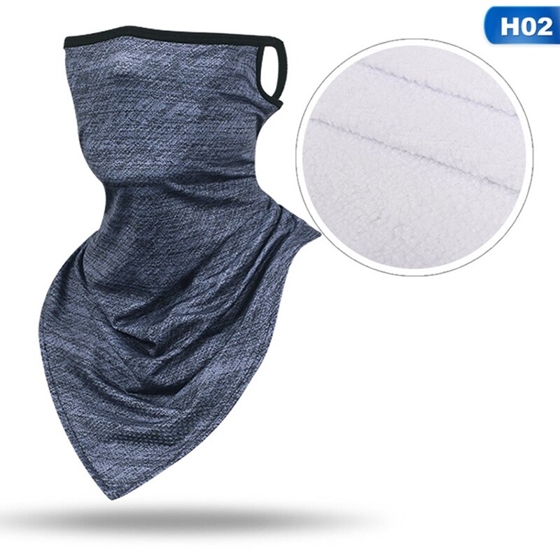 Voor fiets nek buis sjaal bandana hoofd gezichtsbedekking nekwarmer oor hoofddeksel warm koel buiten uv-bescherming heren sjaal: H02