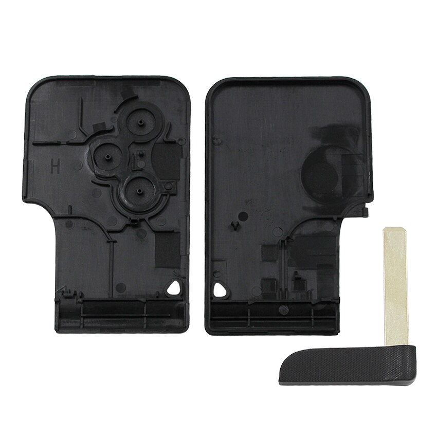 3 button smart remote key shell for Renault Megane Scenic Clio with buckle detachable with small insert key