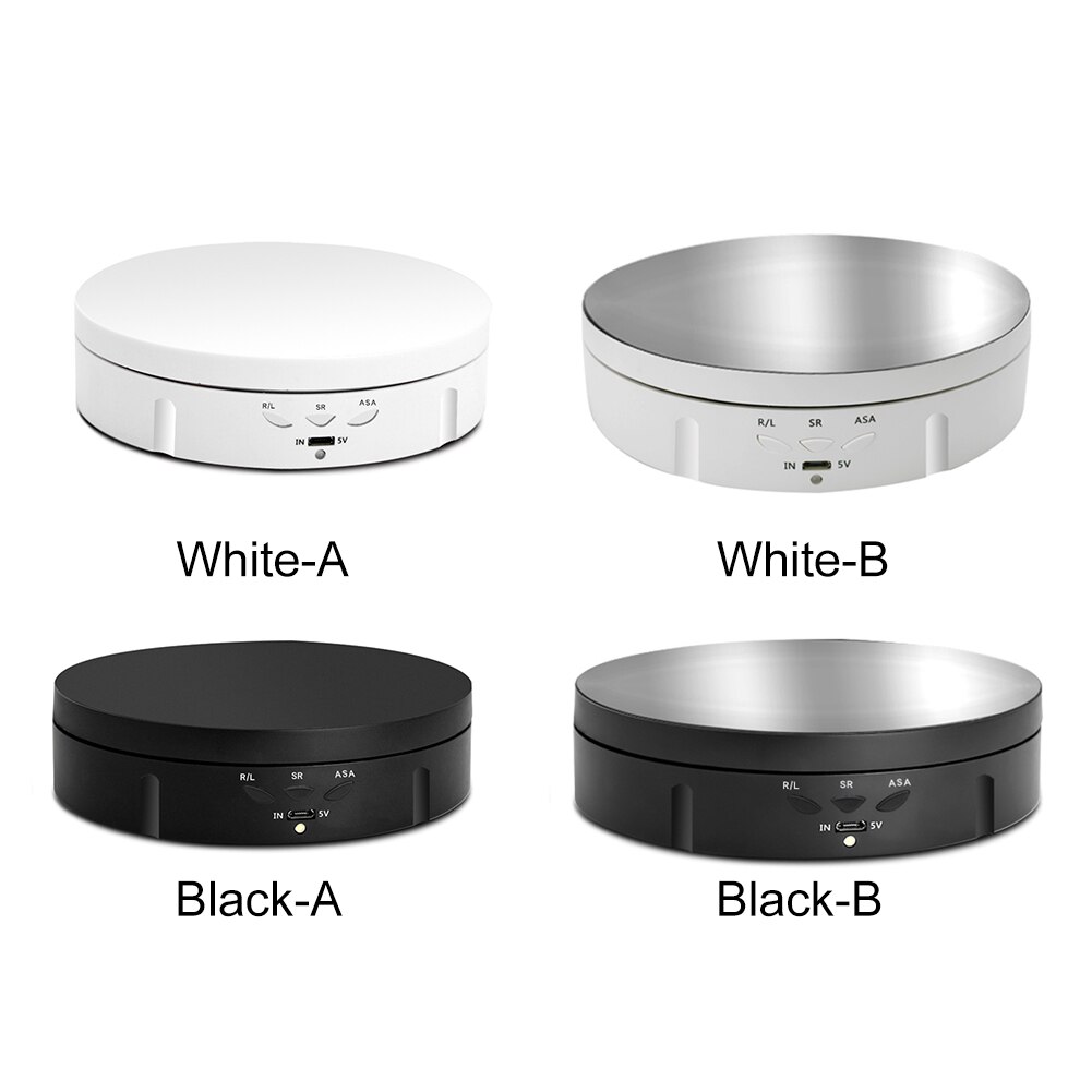 For Photography 3 Speeds Adjustable Electric Rotating Display Stand Collectible Product Watch Jewelry Holder Battery Powered