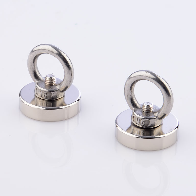 Sterk neodym magnet fiskekrok søkemagneter 0-80kg for vannmåler magnetisk utstyr holder