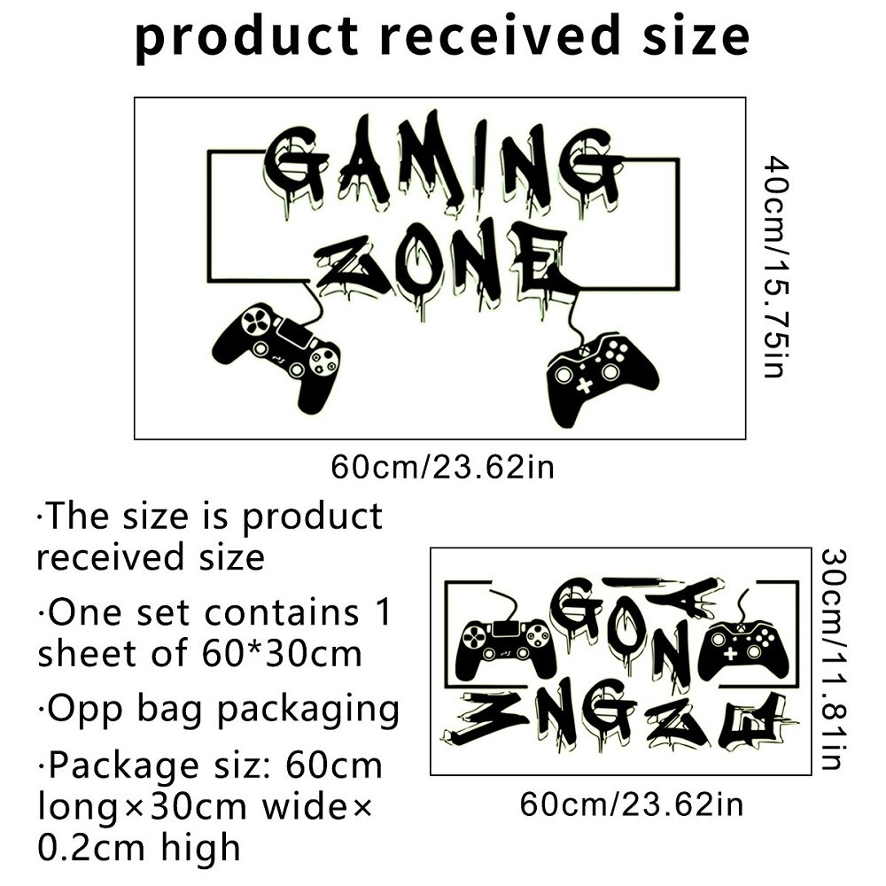 Muursticker gamer game room loading combo deal kopen? Bestel online bij