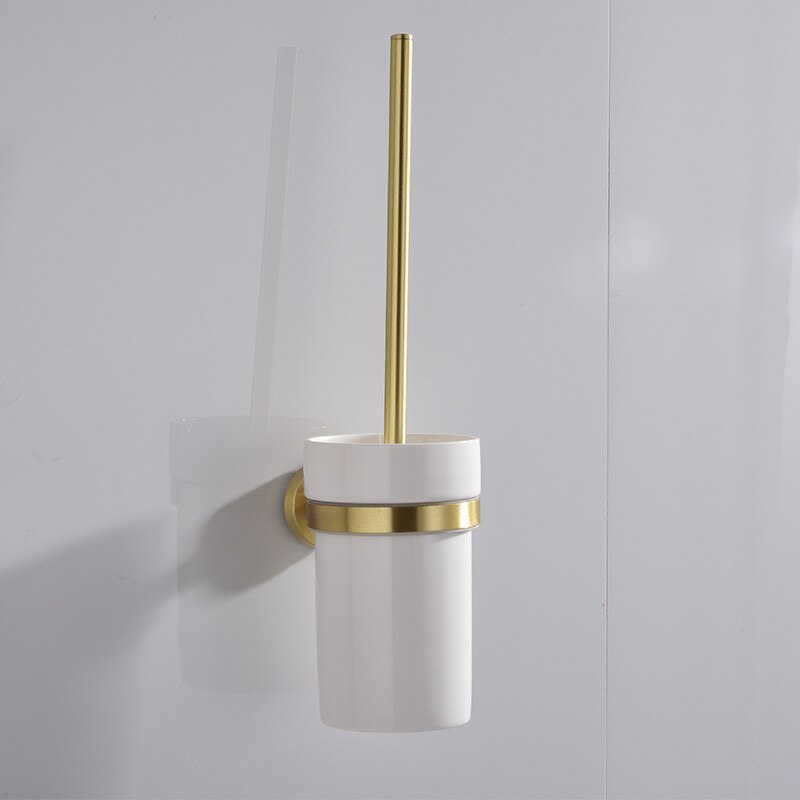 Bathroom Accessories Set, Brass Brushed Gold Paper Holder,Towel Bar,Towel Rack,Toilet Brush Holder, Corner Shelf,Bath Hardware