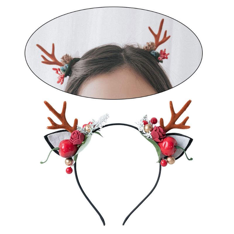 Hoofdbanden Voor Kerst Vrouwen Antler Kerst Hoofdbanden Voor Vrouwen Meisjes Xmas 28GF