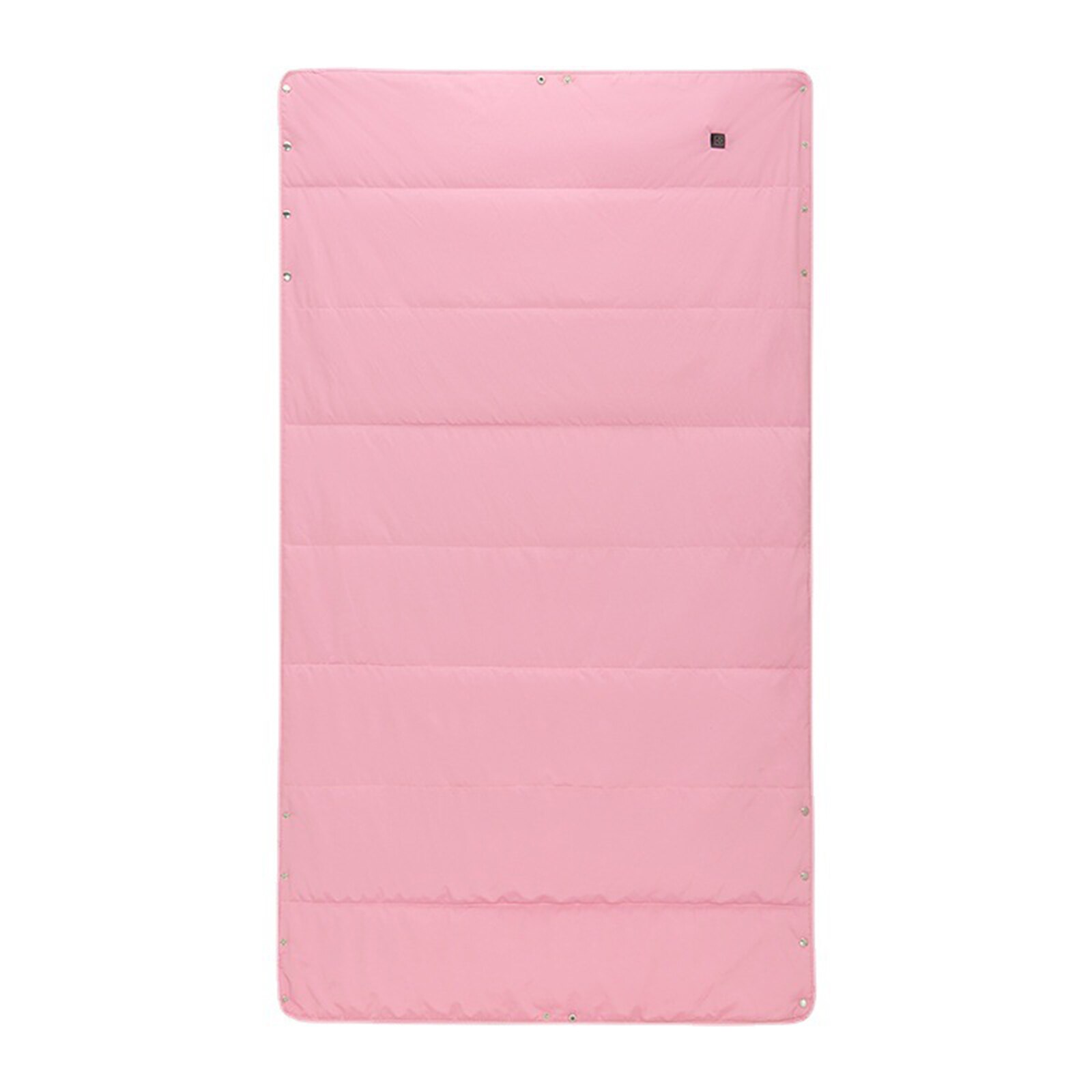 Manta térmica de franela Coral, colcha de felpa con calefacción eléctrica, carga inteligente, fuente de alimentación USB: Rosa