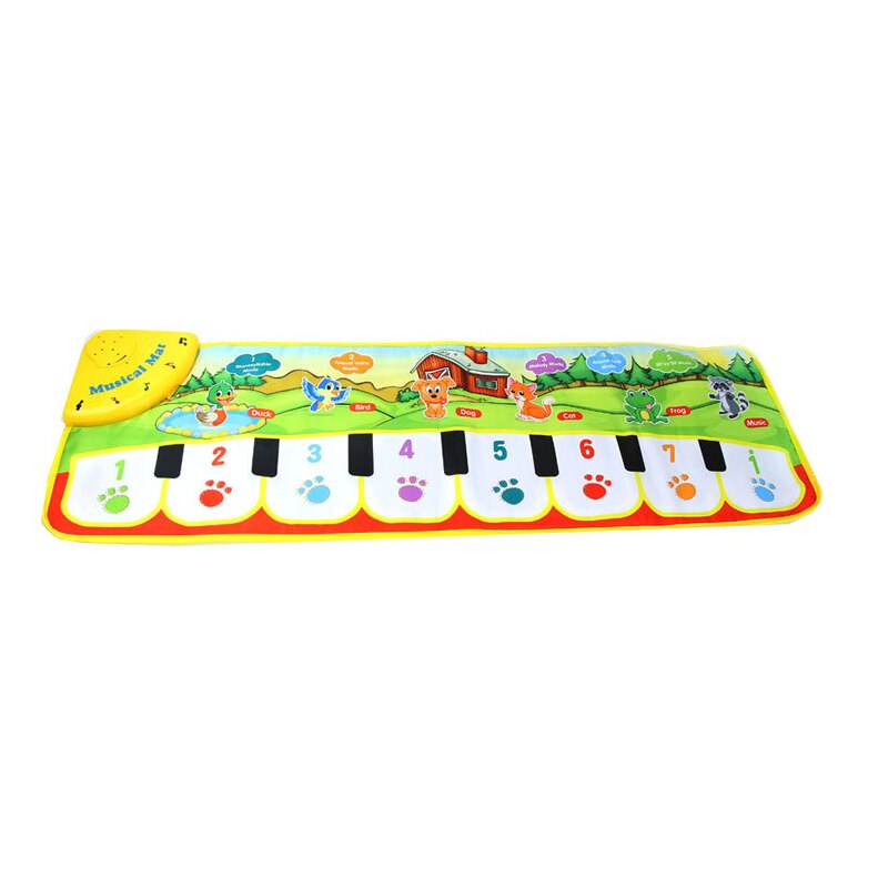 Montessori Toys Musical Climbing Mat with Animal Educational for Kids Piano Carpet Music Game Instrument Baby 1 To 2 Years: 2370