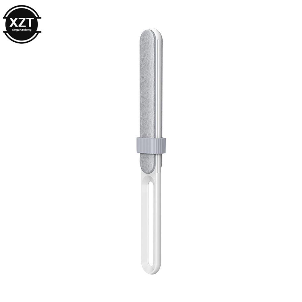 Brosse Double face pour éliminer les poils, accessoire de nettoyage des peluches, pour enlever les poils des animaux de compagnie et les vêtements: WHITE