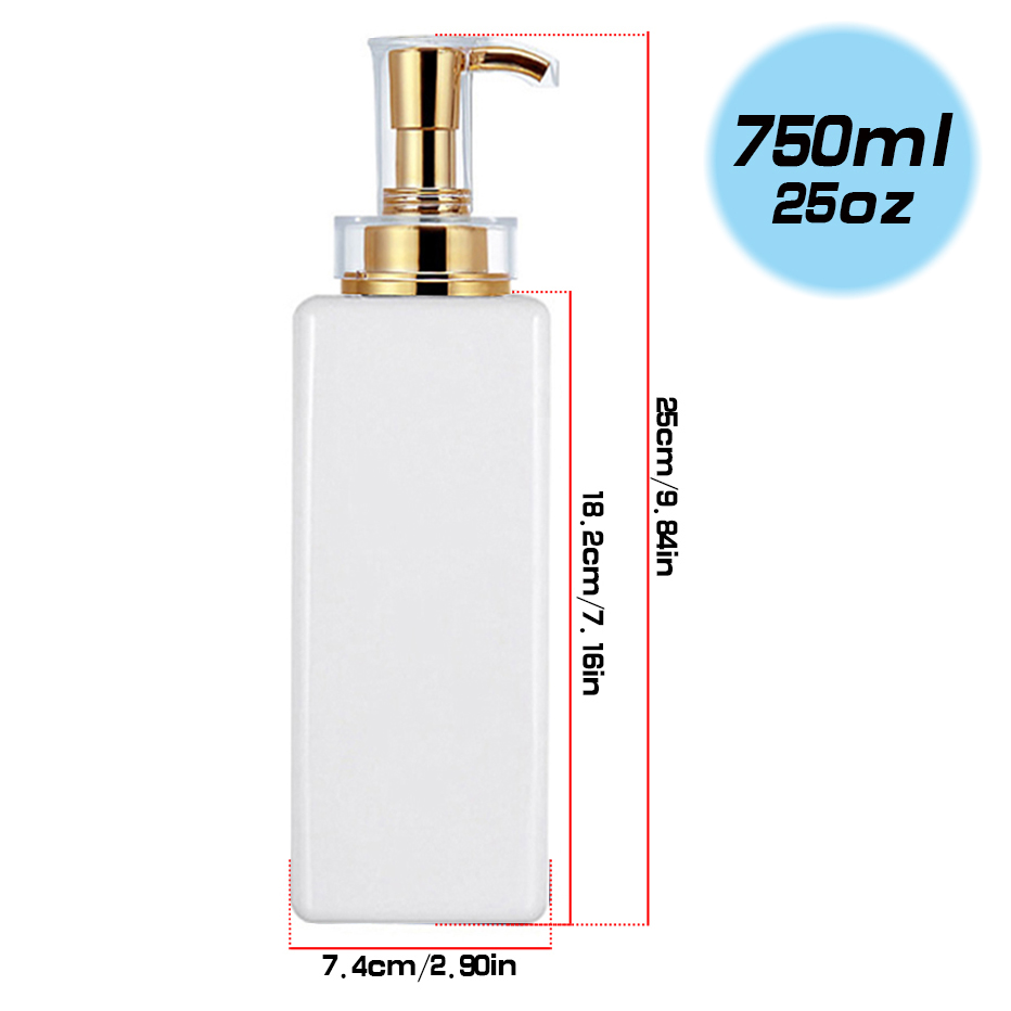 Bouteille distributrice de savon de douche, salle de bains, shampoing, après-shampooing, bouteille de lavage du corps avec étiquettes imperméables amovibles pour la décoration de la maison: Beige