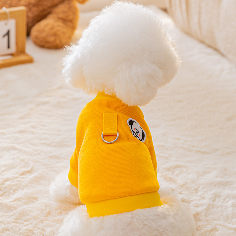 Vestiti per cani Autunno Inverno Felpe con cappuccio per cani da compagnia Carlino Bulldog francese Chihuahua Vestiti Cucciolo di cane Costume Vestiti per animali domestici Felpa con imbracatura: XS / Grigio