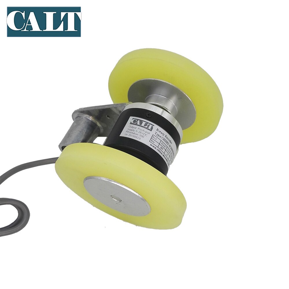 Roue de mètre de mesure de codeur rotatif de synchroniseur de polyuréthane 100 200 300 mm circonférence de périmètre 6 8 10 mm alésage 2 pièces