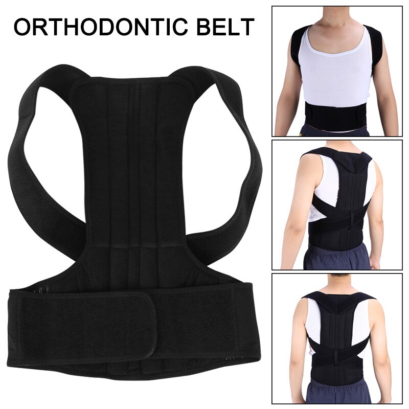 Houding Corrector Verstelbare Terug Schouder Ondersteuning Correctie Brace Riem Band Voor Mannen Vrouwen NOV99