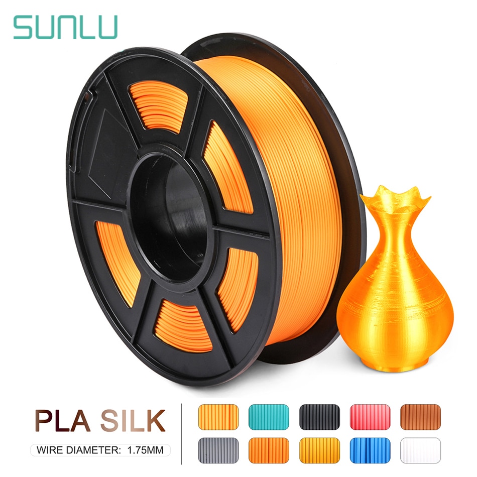 SUNLU 1,75mm Seide PLA Filament 1kg 3d Drucker Filament Seide Textur Kunststoff PLA 3d Druck Material