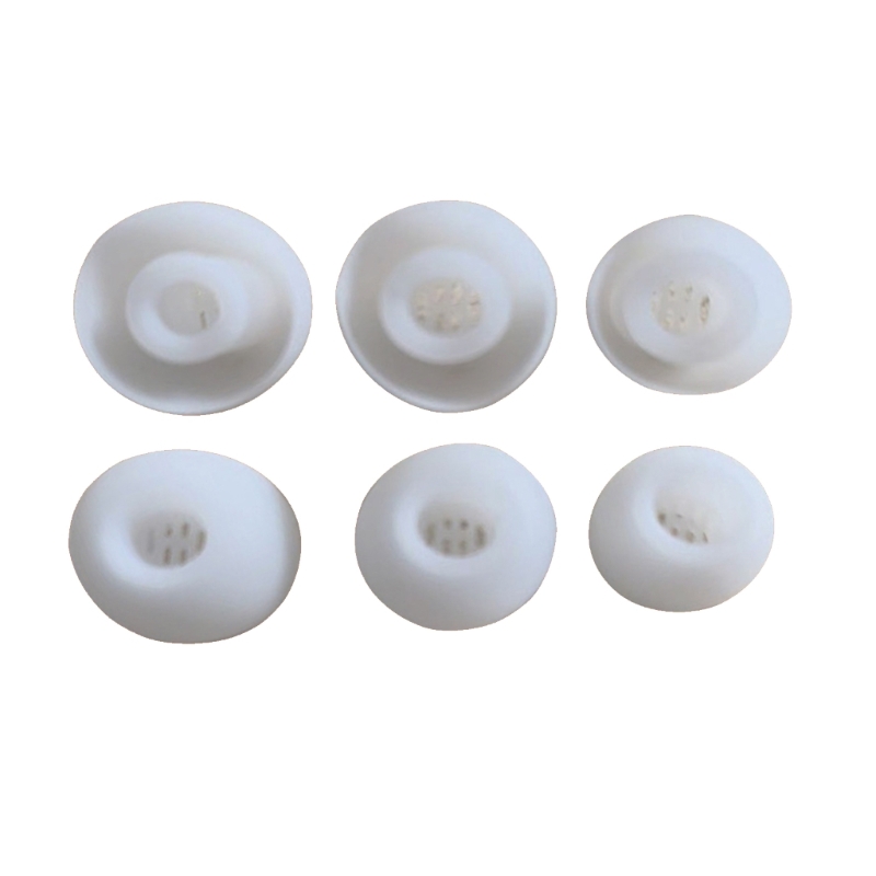Embouts de remplacement pour écouteurs HUAWEI FreeBuds 5i, antidérapants, 6 pièces, L/M/S: WHITE