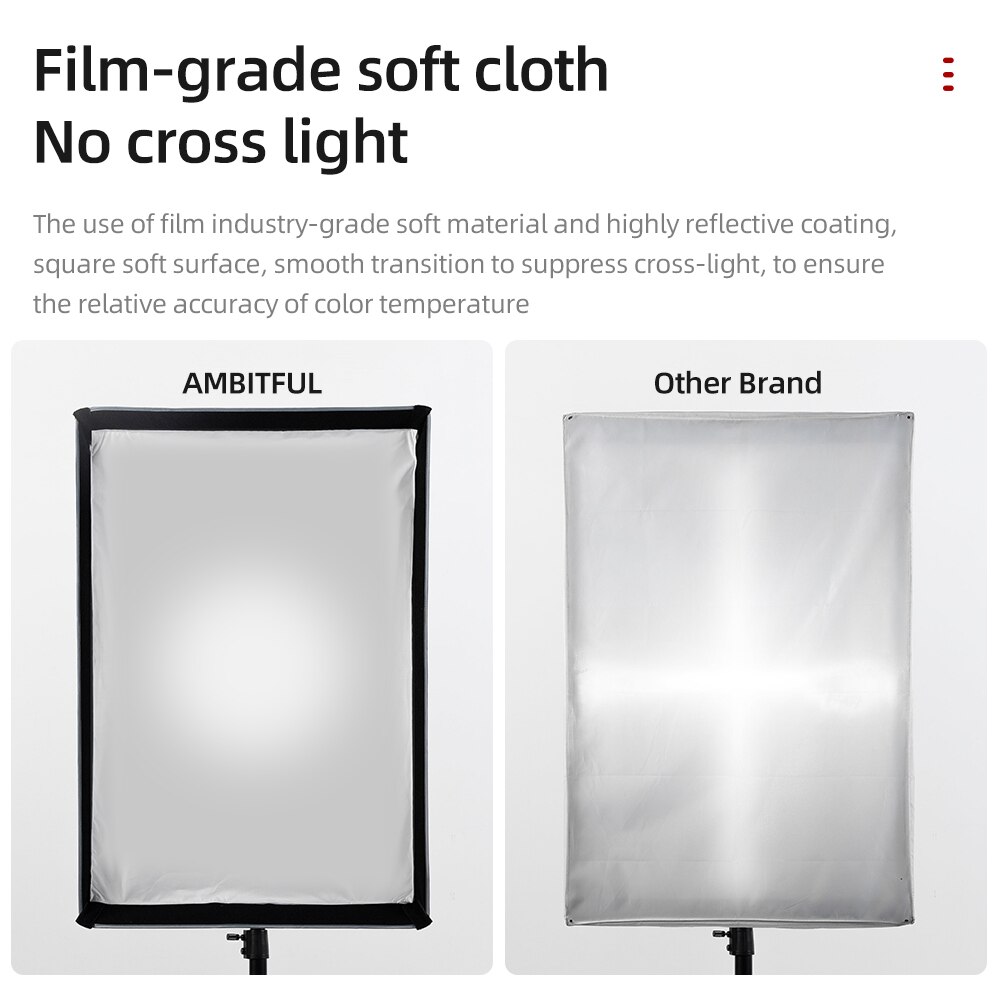 AMBITFUL 24"x 35" 60 x 90cm Softbox with Bowens or Profoto or Elinchrom Mount Softbox for Studio Strobe Flash Light